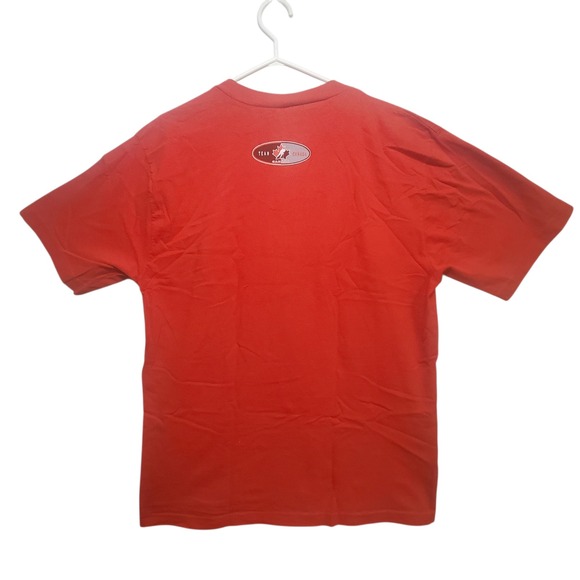Team Canada Hockey T Shirt Red Size Large Hard Hitting Mens Cotton Team Wear - Picture 6 of 8